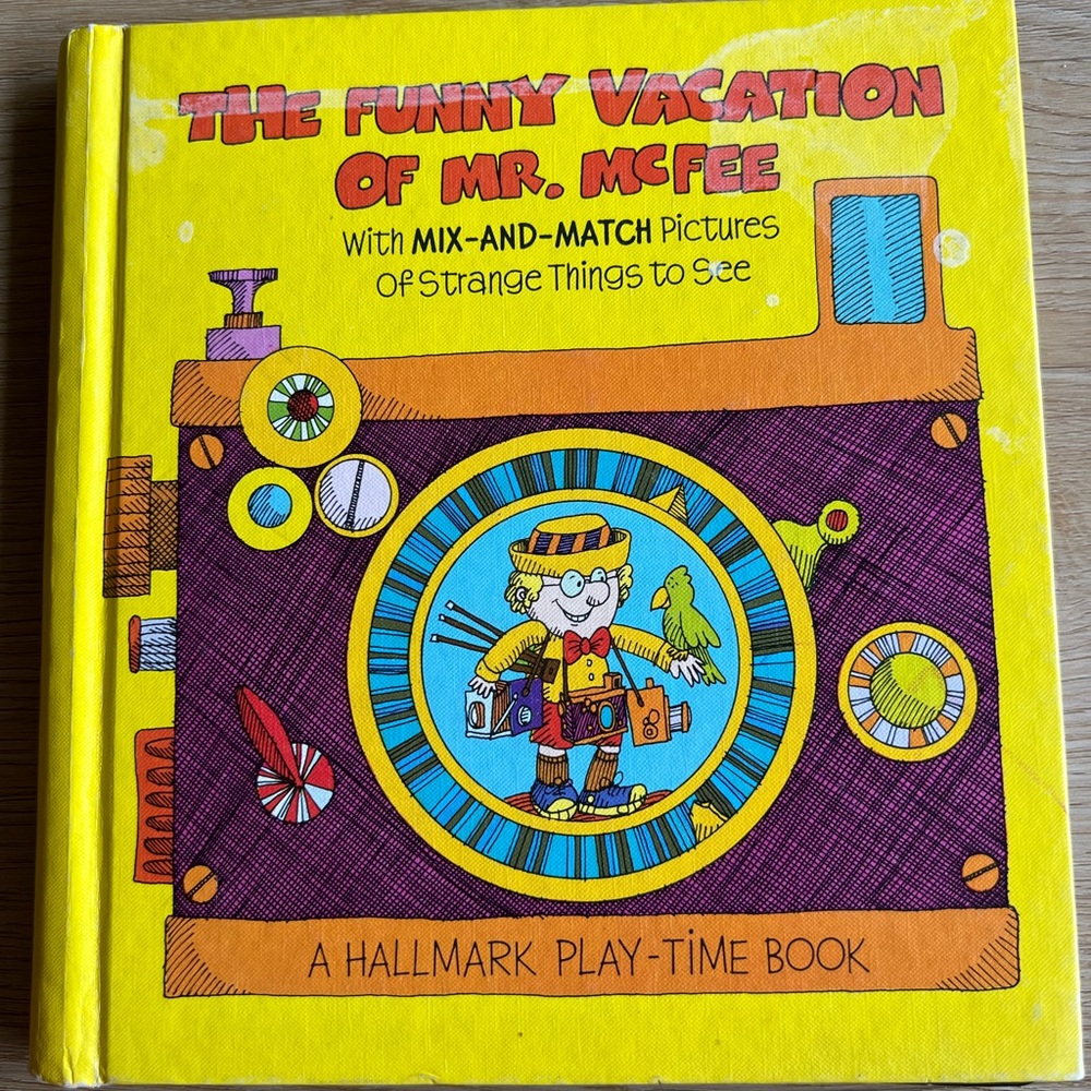 Vintage the Funny Vacation of Mr. McFee Book